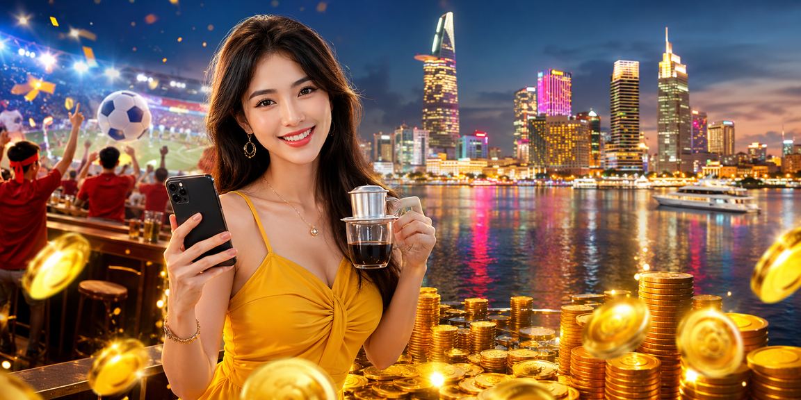 Người chơi tại TP. Hồ Chí Minh thưởng thức cà phê và chơi casino trực tuyến trên điện thoại di động